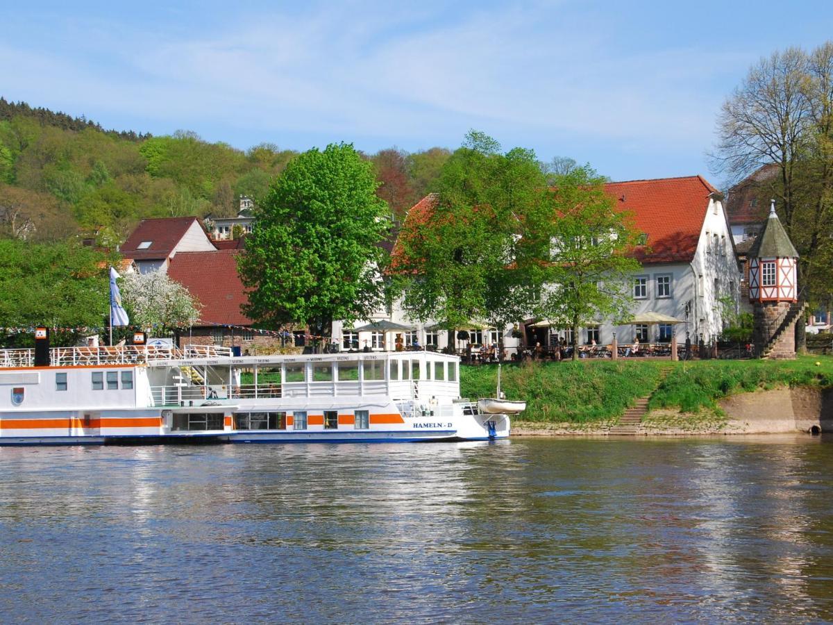 Zum Weserdampfschiff Bad Karlshafen Dış mekan fotoğraf