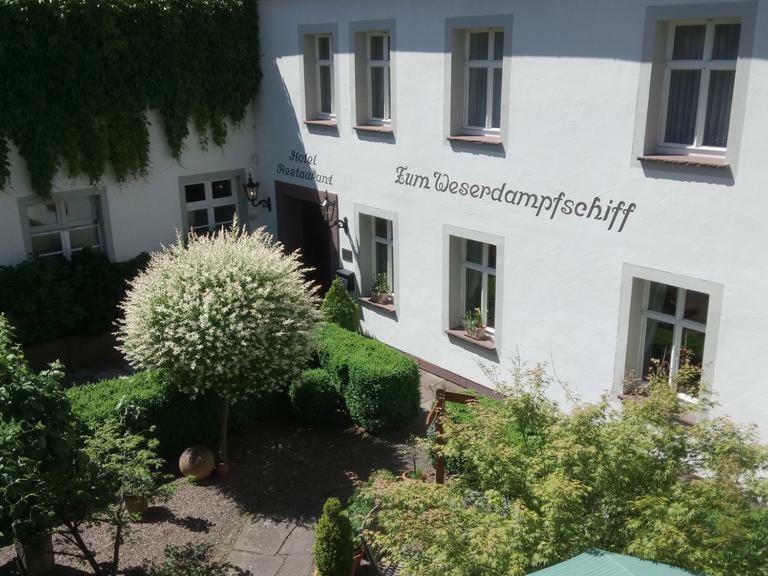 Zum Weserdampfschiff Bad Karlshafen Dış mekan fotoğraf