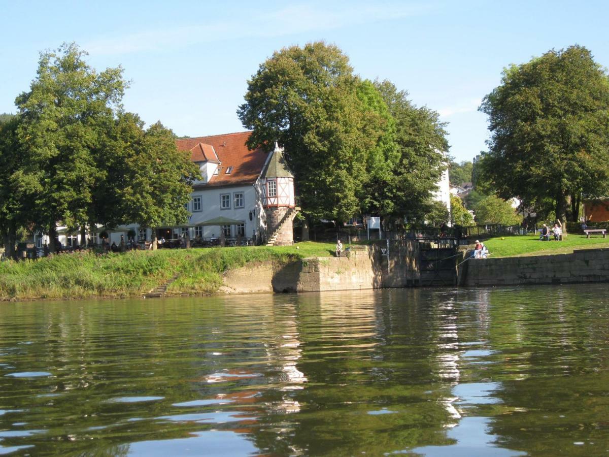 Zum Weserdampfschiff Bad Karlshafen Dış mekan fotoğraf